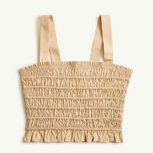 J Crew / Smocked tank top / XS / New without tags